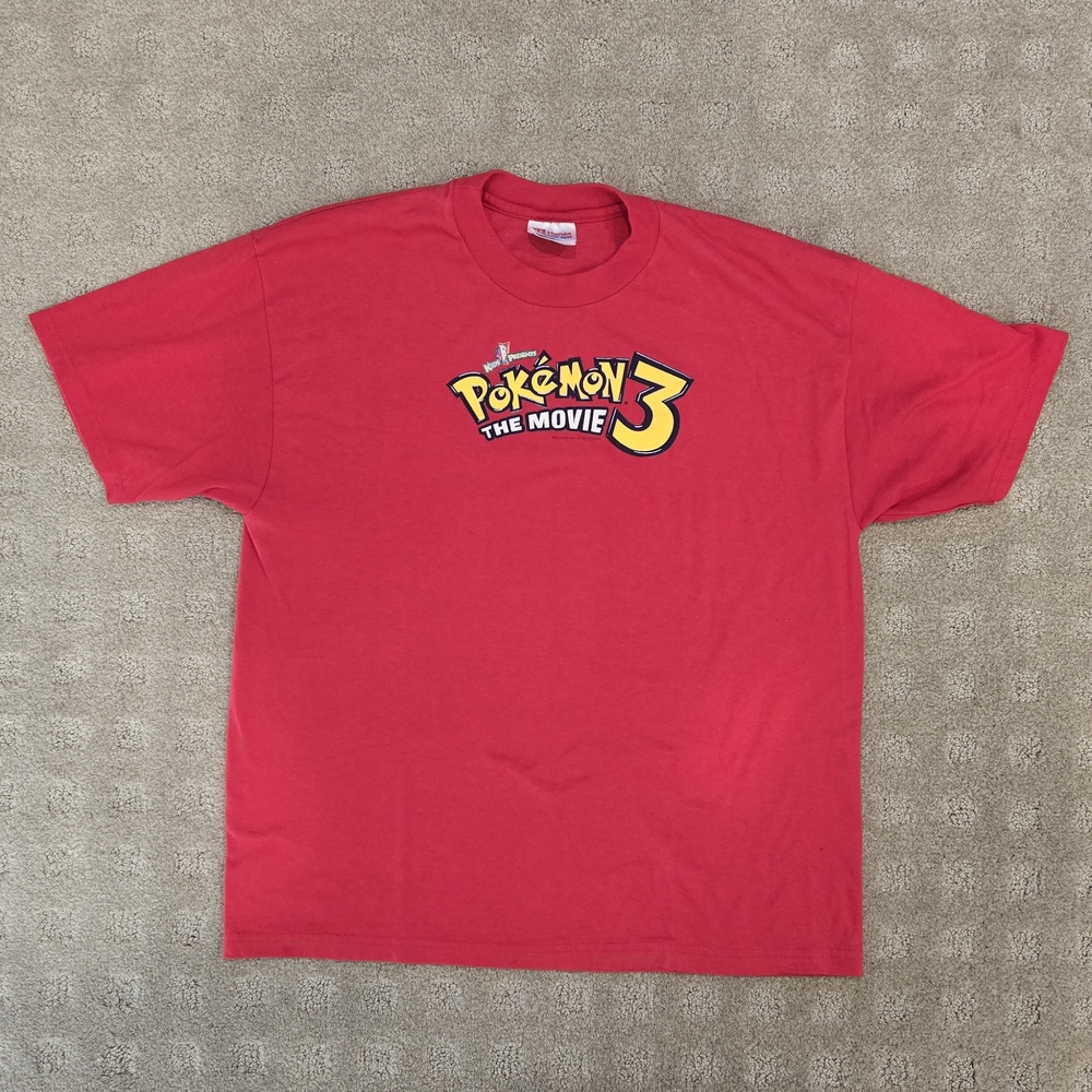 Pokemon 3 The Movie Red T-shirt XL